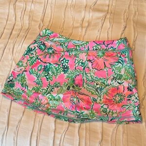 Lilly Pulitzer Vibrant Floral Mini Skort